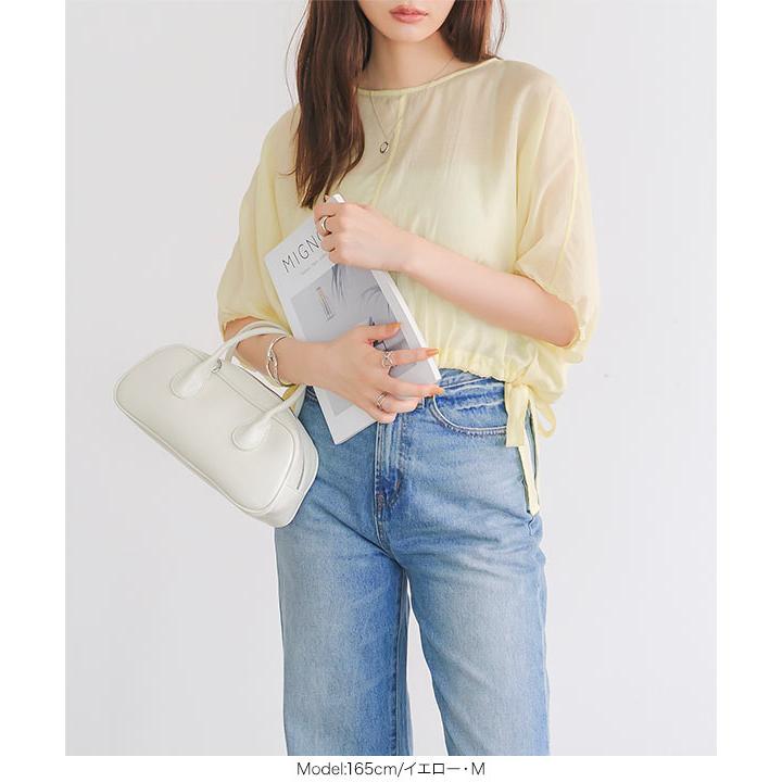 KOBE LETTUCE シアートップス レディース ブラウス ショート丈 KOBE LETTUCE シアートップス レディース ブラウス ショート丈