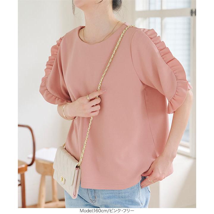 フォクシーCandy Sleeve Top 40 フリル袖トップス
