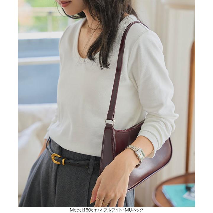 KOBE LETTUCE（神戸レタス） Tシャツ リブ 長袖 トップス レディース