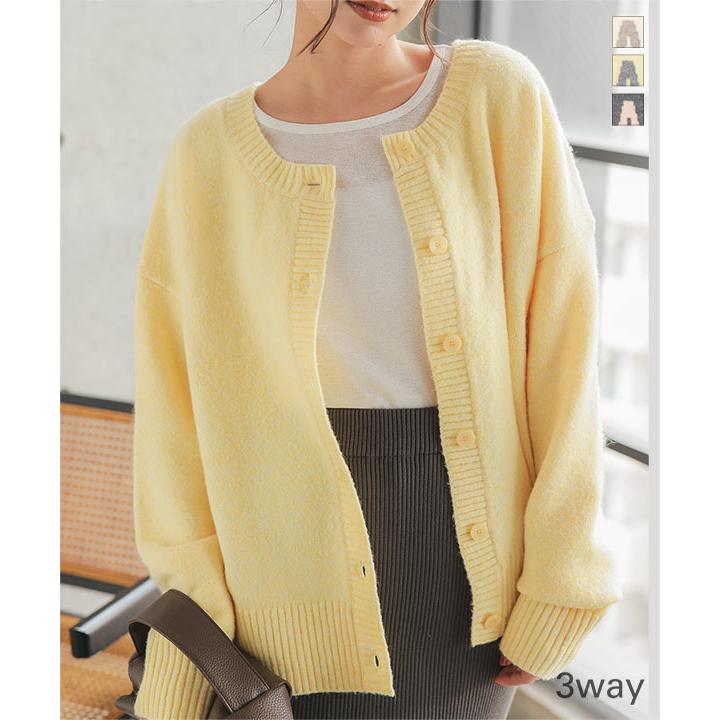 KOBE LETTUCE（神戸レタス） セール カーディガン レディース 冬 ロゴ