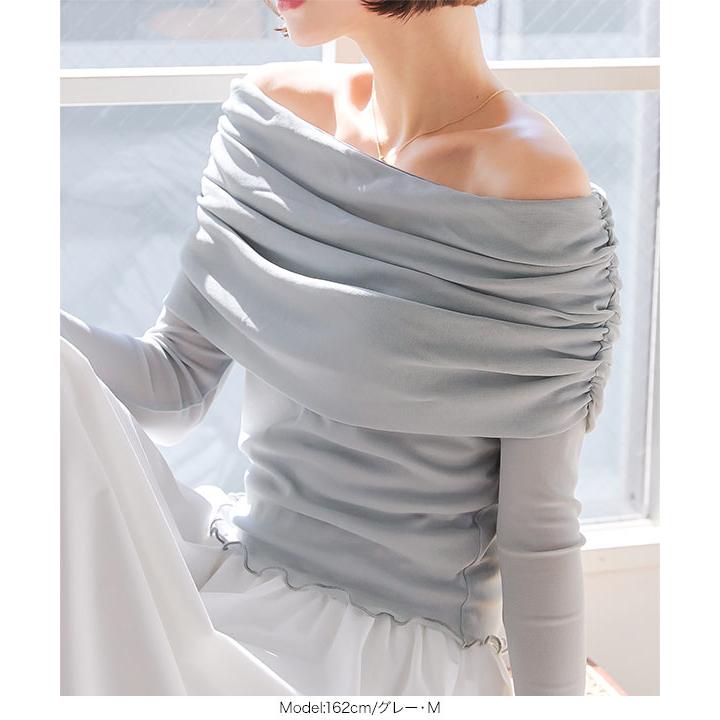 KOBE LETTUCE トップス レディース 40代 上品 長袖 シアー