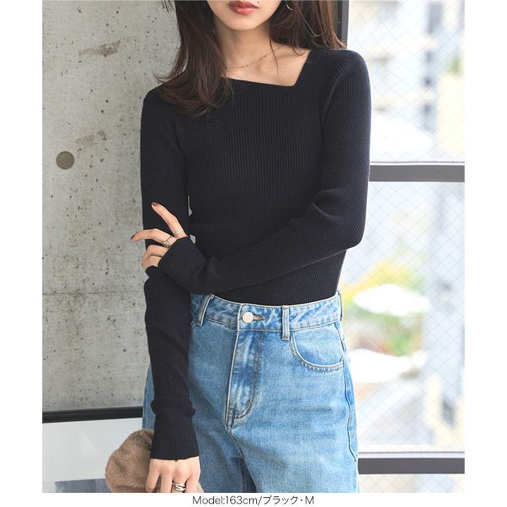 KOBE LETTUCE（神戸レタス） トップス レディース リブ ニット 長袖 40