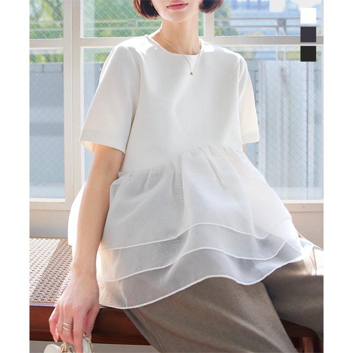 KOBE LETTUCE トップス レディース Tシャツ ペプラム KOBE LETTUCE トップス レディース Tシャツ ペプラム