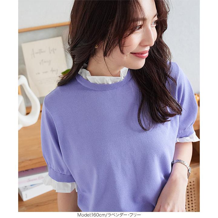 KOBE LETTUCE（神戸レタス） トップス レディース サマーニット 半袖 5