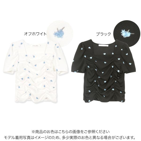 KOBE LETTUCE（神戸レタス） トップス レディース 花柄 40代 上品 半袖