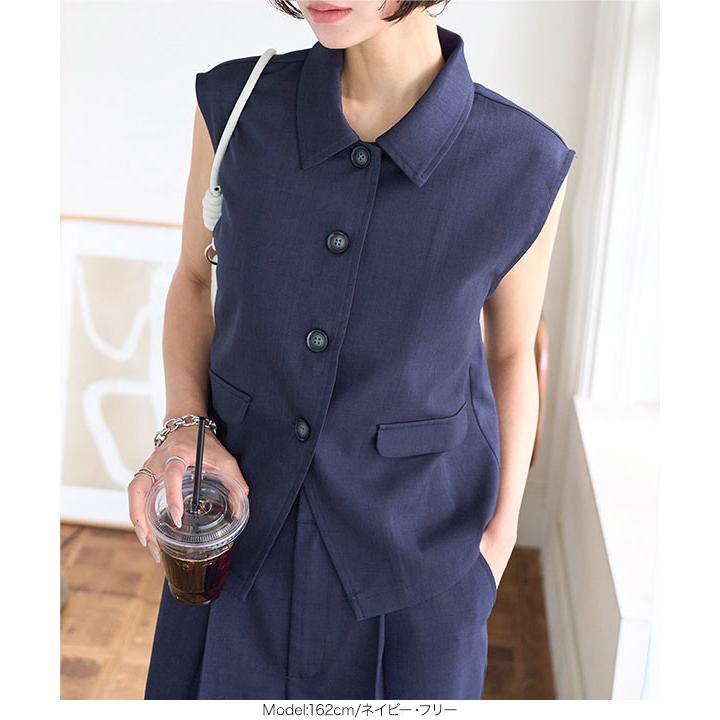 KOBE LETTUCE（神戸レタス） ベスト レディース ジレ コーデ 50代