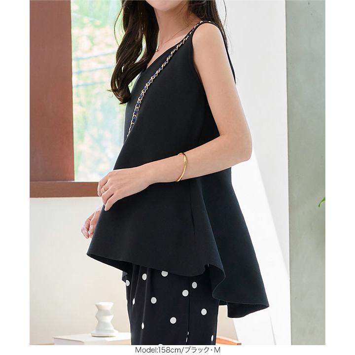 KOBE LETTUCE（神戸レタス） ペプラムトップス ノースリーブ ハート