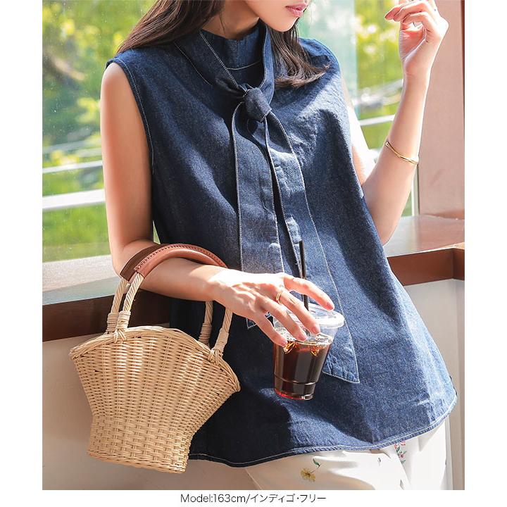 KOBE LETTUCE（神戸レタス） トップス レディース デニム ブラウス