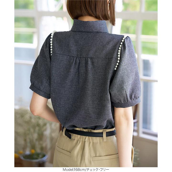 【極美品】Rene ルネ パフスリーブ 半袖ブラウス ネイビー38 René（シャツ/ブラウス(半袖/袖なし)）のフリマアイテム一覧