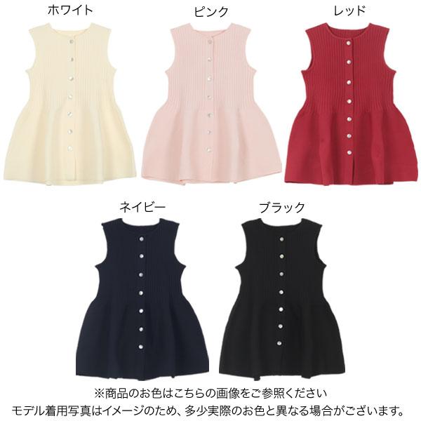 DOLCE&amp;GABBANA ノースリーブリブニットトップス レディース40 タートルネックノースリーブリブニット [N1178] - レディース