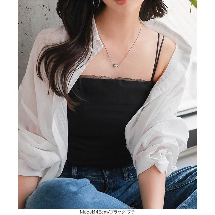 キャミー XSサイズあり【ANGEL R/エンジェルアール】フロントビジュー / V