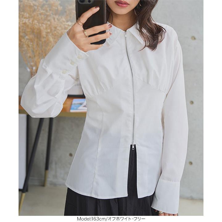 KOBE LETTUCE（神戸レタス） シャツ レディース 長袖 ダブルジップ