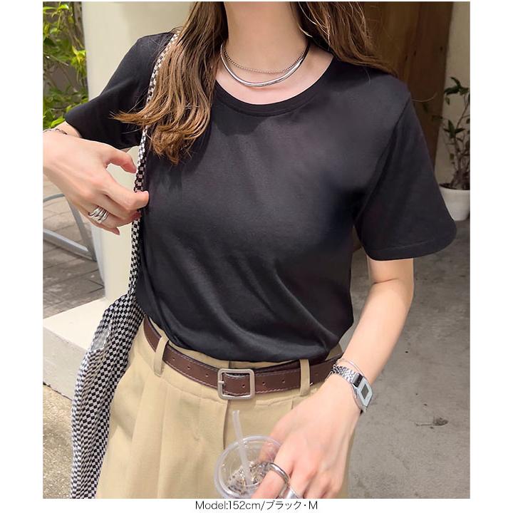 KOBE LETTUCE Tシャツ レディース トップス 汗じみ防止 UVカット 綿