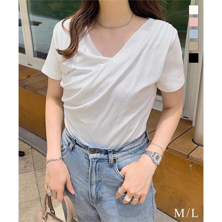 KOBE LETTUCE（神戸レタス） Tシャツ 半袖 トップス ドレープTシャツ