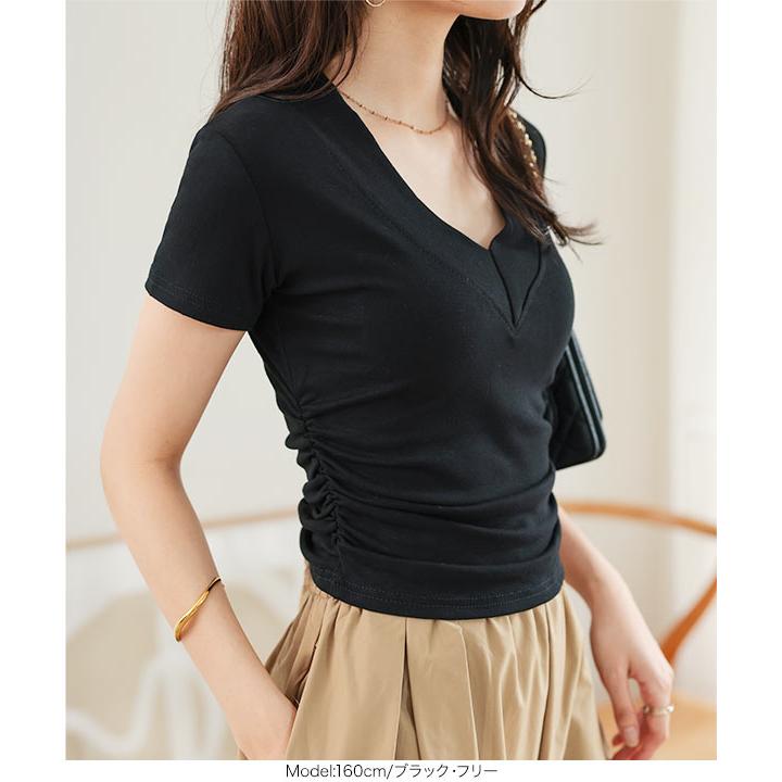 KOBE LETTUCE（神戸レタス） Tシャツ レディース トップス Vネック