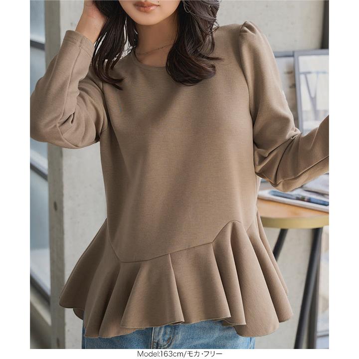 KOBE LETTUCE（神戸レタス） トップス レディース 長袖 ペプラム