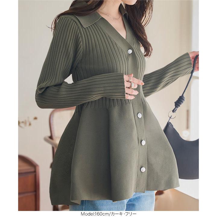 【新品タグ付】スナイデル　ペプラムカーディガン　リブニット　トップス　フリル　黒 楽天市場】【FashionSALE限定：3,090円→2,052円！】 トップス