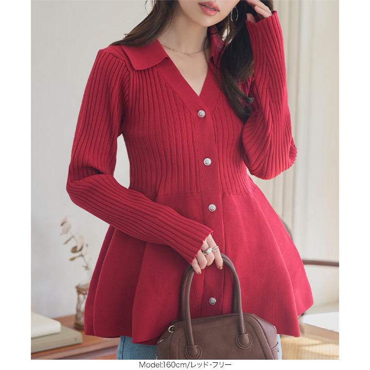 René ラベンダー色ペプラム長袖トップス34⭐️極美品⭐️ René ラベンダー色ペプラム長袖トップス34⭐️極美品⭐️ René