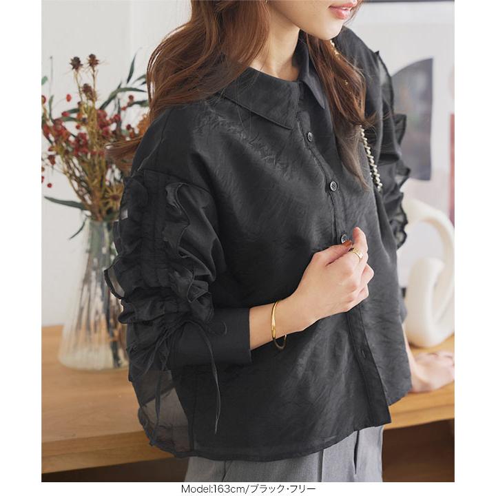 KOBE LETTUCE（神戸レタス） シャツ レディース 長袖 ブラウス 白