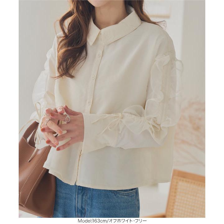 KOBE LETTUCE（神戸レタス） シャツ レディース 長袖 ブラウス 白