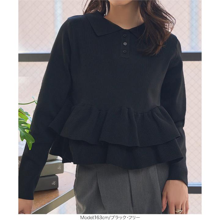 KOBE LETTUCE（神戸レタス） ニット トップス レディース ポロニット