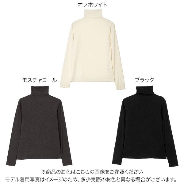 KOBE LETTUCE（神戸レタス） 薄手 暖かハイネックシアーロンT