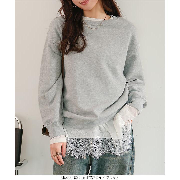 KOBE LETTUCE（神戸レタス） トップス レディース ロンt シアー 40代