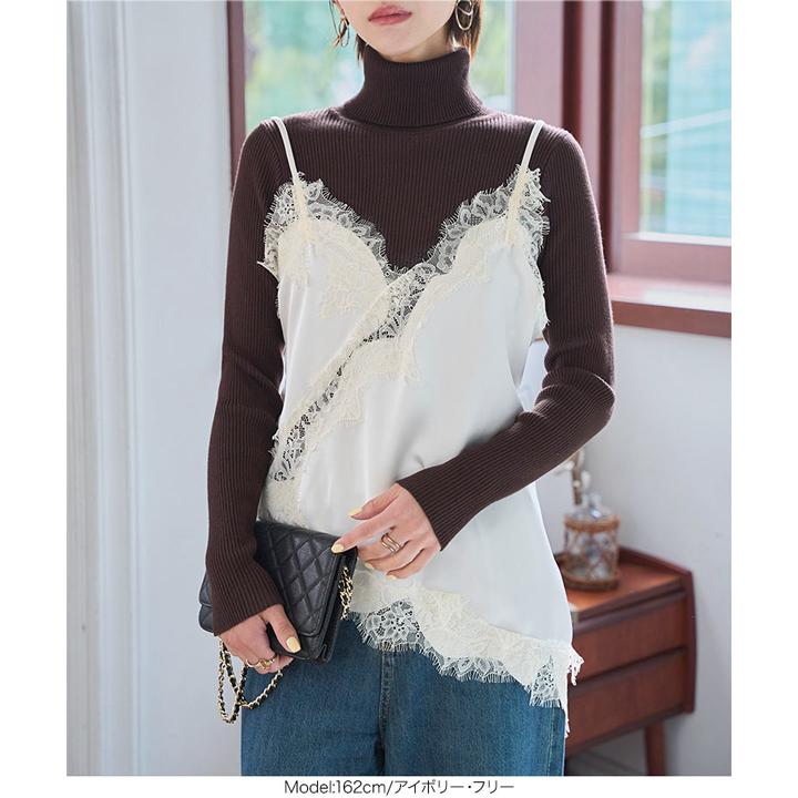 KOBE LETTUCE（神戸レタス） セール 爆買 キャミソール レース レース