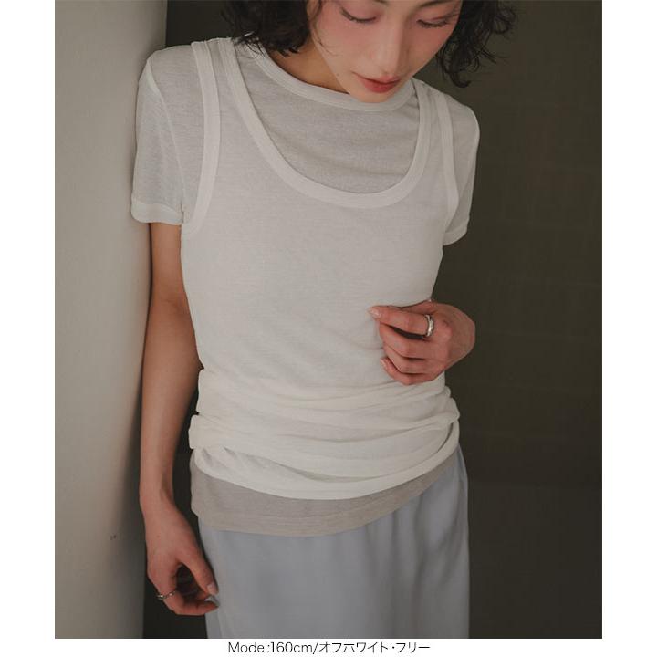 KOBE LETTUCE（神戸レタス） タンクトップ Tシャツ セット シアー 半袖