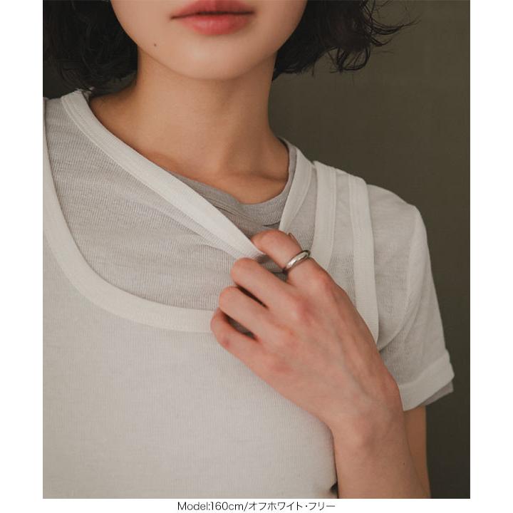 KOBE LETTUCE（神戸レタス） タンクトップ Tシャツ セット シアー 半袖