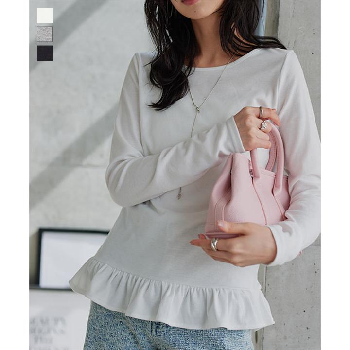 コルピエロ 長袖カットソー レディース - Pierrot（ピエロ） (Tシャツセール) シアートップス レディース ロンt