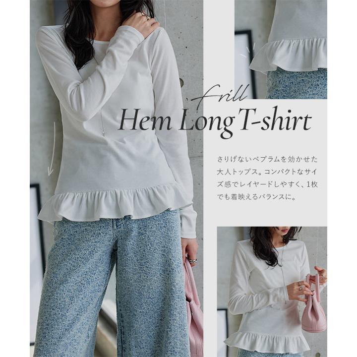 KOBE LETTUCE（神戸レタス） トップス レディース フリルヘムロンT