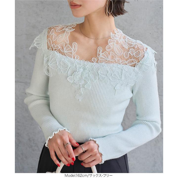 KOBE LETTUCE（神戸レタス） ニット レース トップス レディース