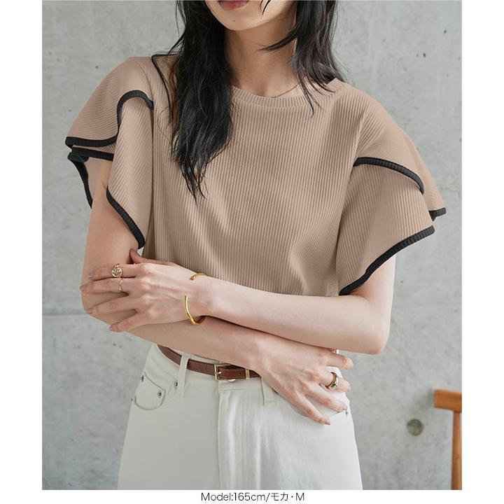 KOBE LETTUCE（神戸レタス） トップス レディース Tシャツ リブ 半袖