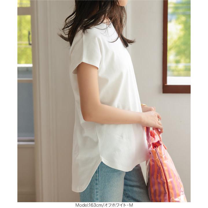 KOBE LETTUCE（神戸レタス） Tシャツ レディース 半袖 綿 接触冷感 丈