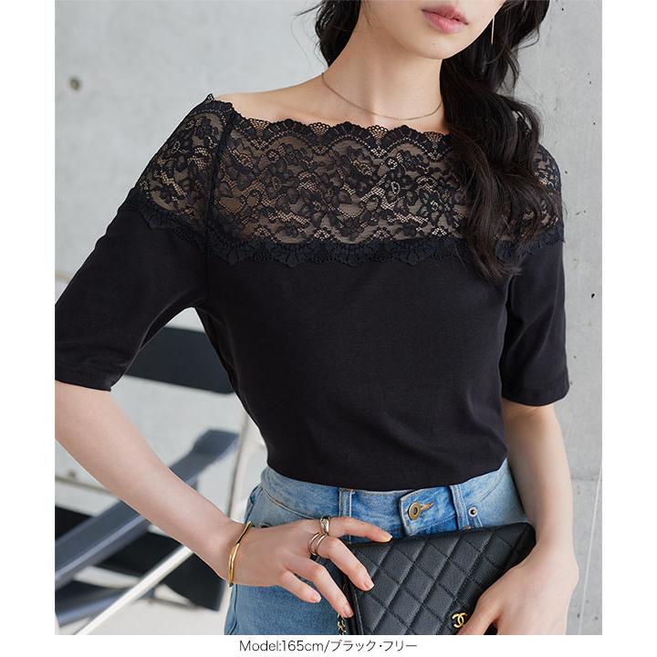 Riko Tokyo Giselle ドット柄 オフショル トップス KOBE LETTUCE（神戸レタス） トップス レディース 40代 上品