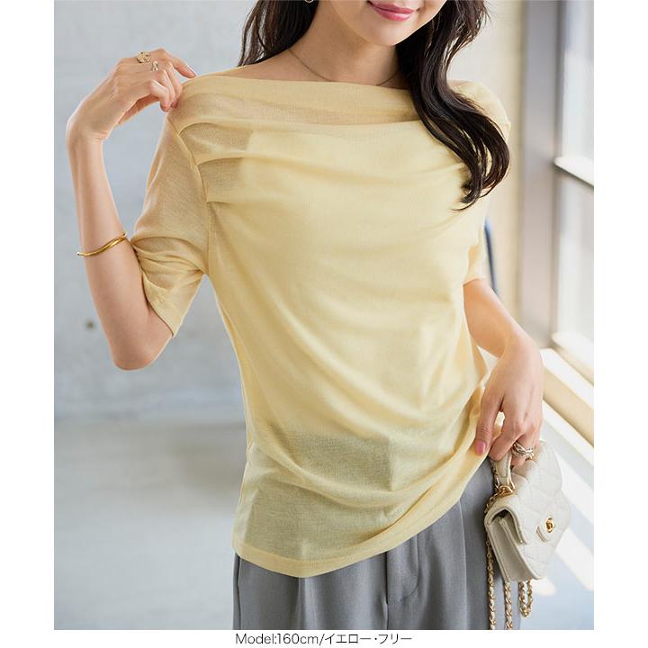 KOBE LETTUCE（神戸レタス） トップス レディース 40代 上品 シアー