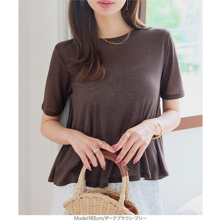 KOBE LETTUCE（神戸レタス） Tシャツ レディース 半袖 シアー 40代 50
