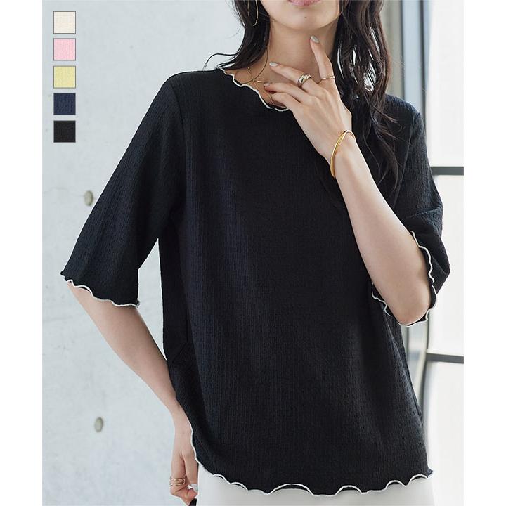 今期芽風カットソー KOBE LETTUCE（神戸レタス） トップス レディース 夏 カットソー 半袖