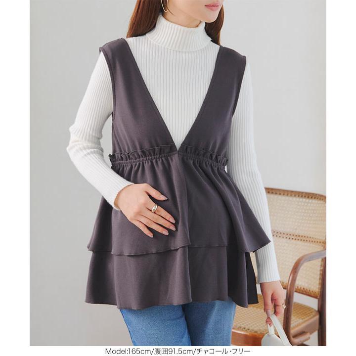 LAYERED PEPURUM TOPS/レイヤードペプラムトップス KOBE LETTUCE（神戸レタス） ペプラムトップス トップス レディース