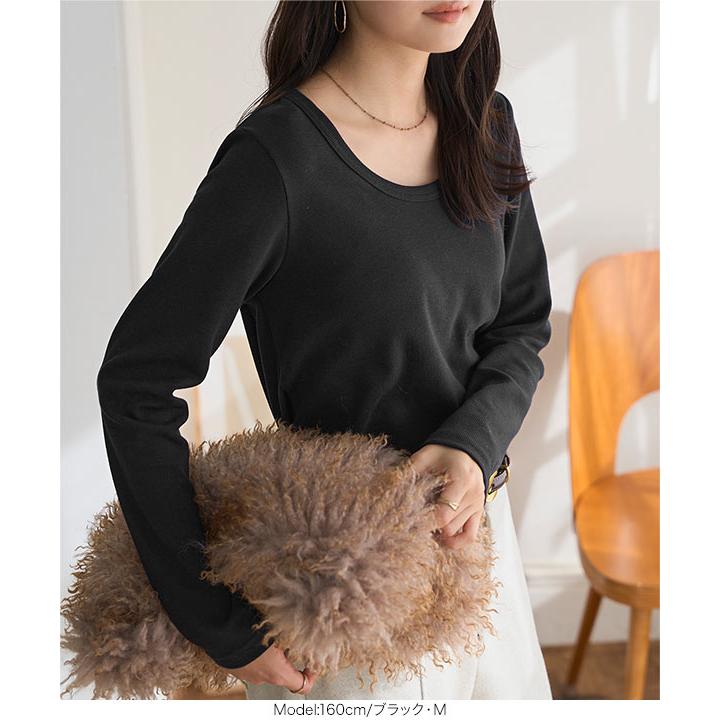 KOBE LETTUCE（神戸レタス） ロンt レディース 長袖 トップス 裏微起毛