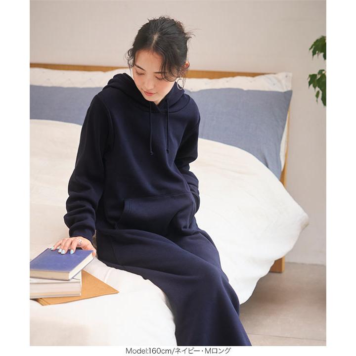 KOBE LETTUCE（神戸レタス） 目玉セール ワンピース ロングパーカー 裏