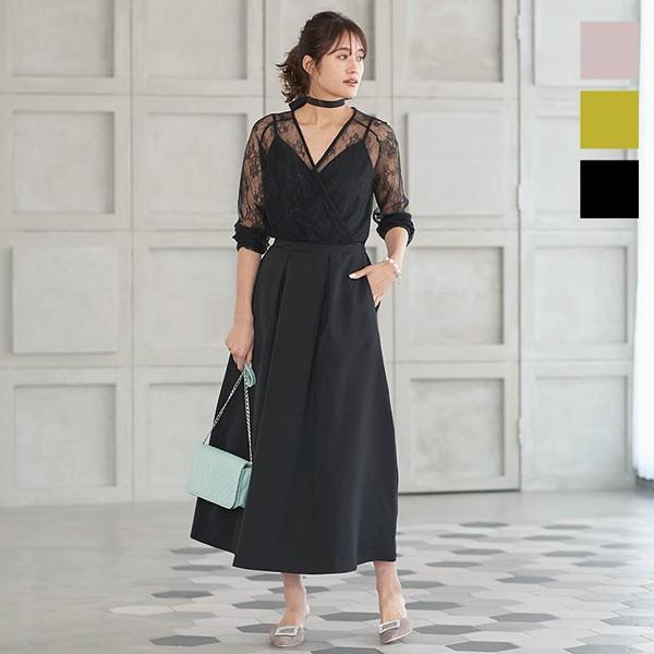 ワンピース レース カシュクール ドレス きれいめ 上品 オケージョン 結婚式 二次会 お呼ばれ パーティー レディースe2372 神戸レタスkobelettuce 通販 Paypayモール