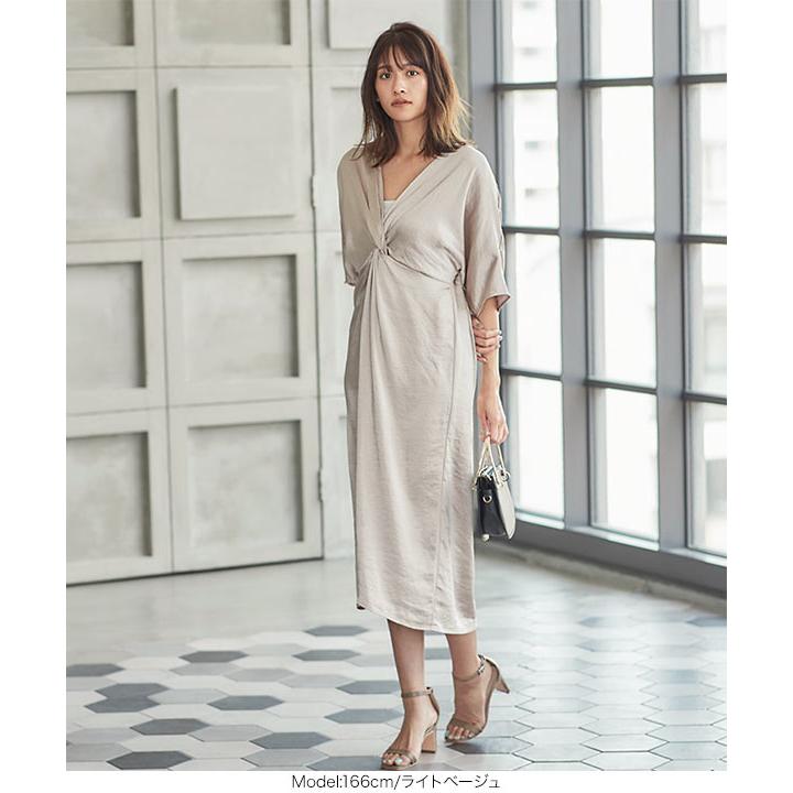 KOBE LETTUCE ワンピース レディース 秋 カシュクール ロング 5 KOBE LETTUCE ワンピース レディース 秋 カシュクール ロング 5