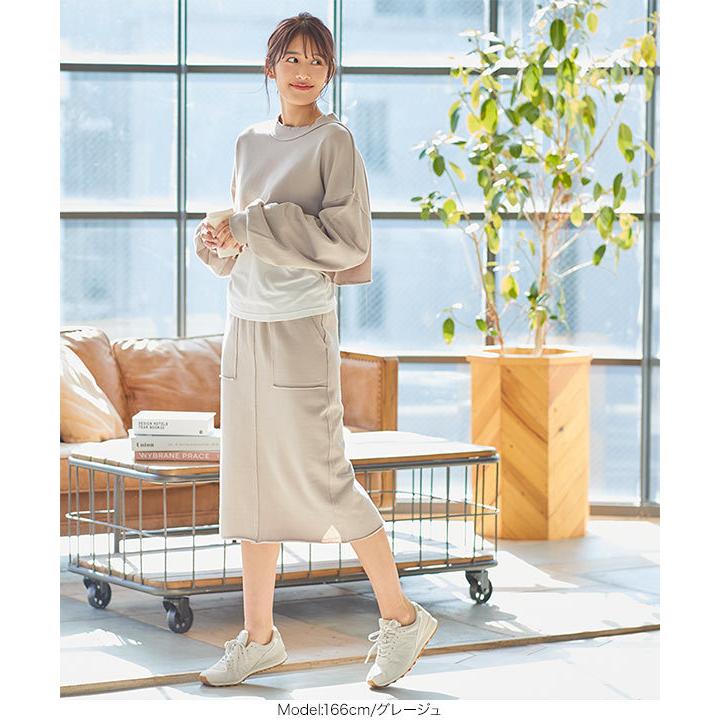 DESCENTE♡ニット＆スカートセットS&58 KOBE LETTUCE（神戸レタス） スウェット トップス スカート