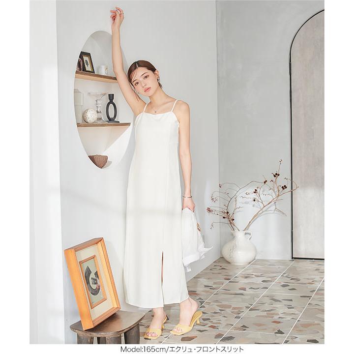 KOBE LETTUCE キャミワンピース スリット 春 夏 秋 冬 レイヤー