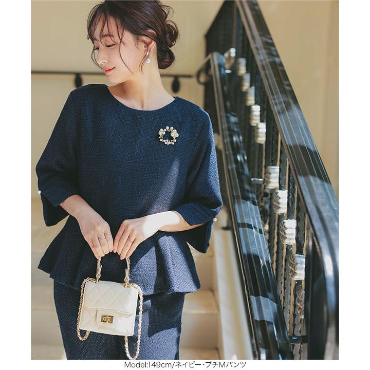 KOBE LETTUCE 卒業式 母 服装 フォーマルセットアップ Petitle KOBE LETTUCE 卒業式 母 服装 フォーマルセットアップ Petitle