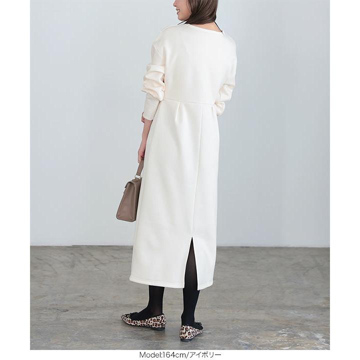 KOBE LETTUCE（神戸レタス） 裏起毛スウェットワンピース 冬 防寒