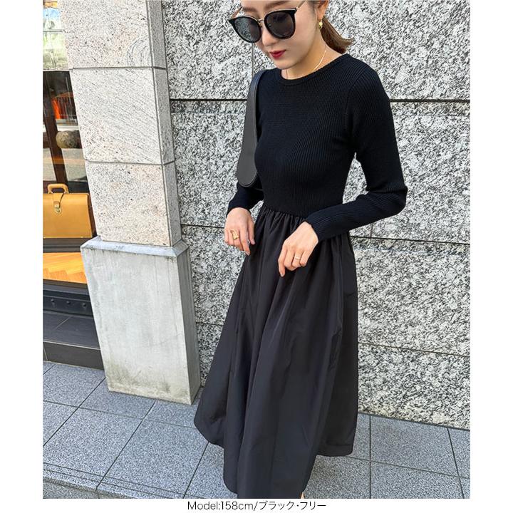 SAYAKAさんコラボ ドッキングワンピース レディース 50代 40代 SAYAKAさんコラボ ドッキングワンピース レディース 50代 40代