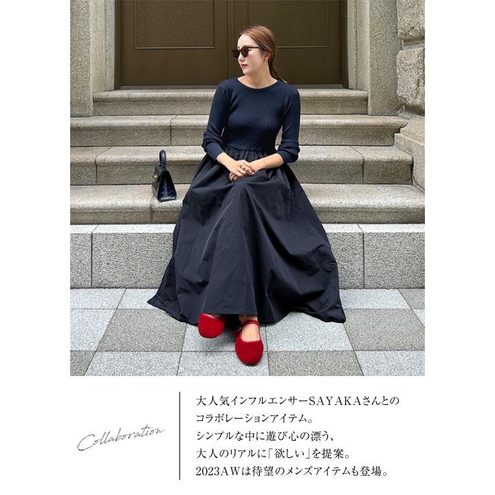 SAYAKAさんコラボ ドッキングワンピース レディース 50代 40代 SAYAKAさんコラボ ドッキングワンピース レディース 50代 40代